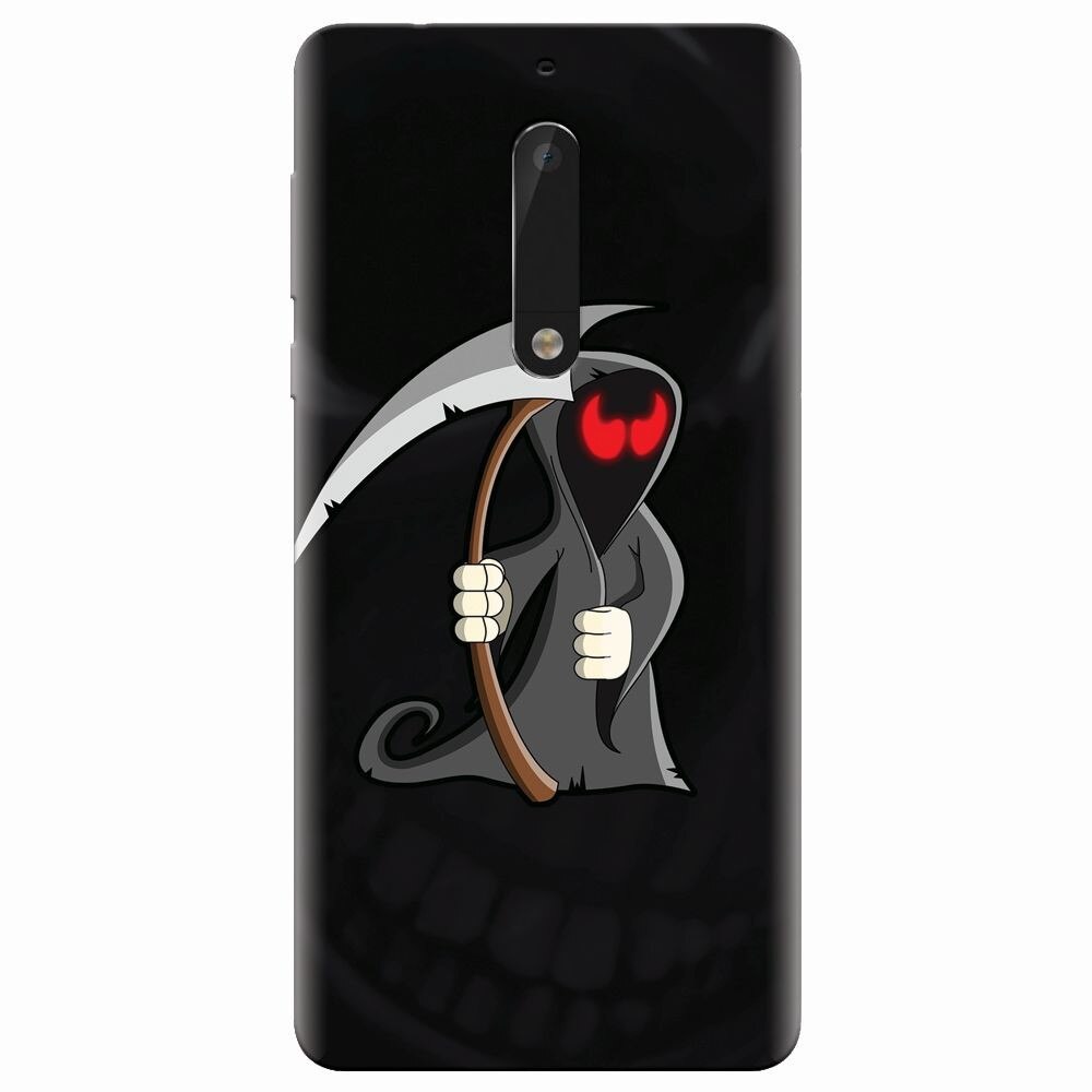 Husa silicon pentru Nokia 5, Grim Reaper