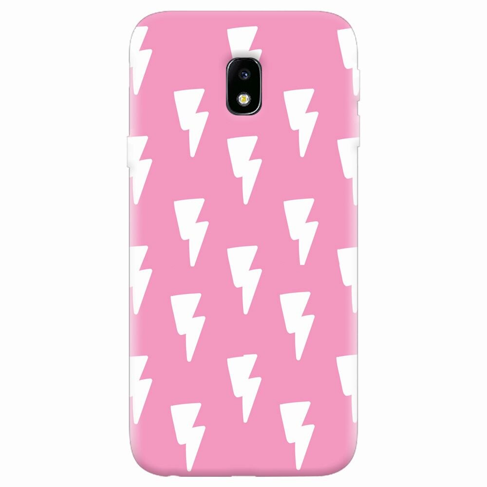 Husa silicon pentru Samsung Galaxy J7 Pro 2017, Electric Pink