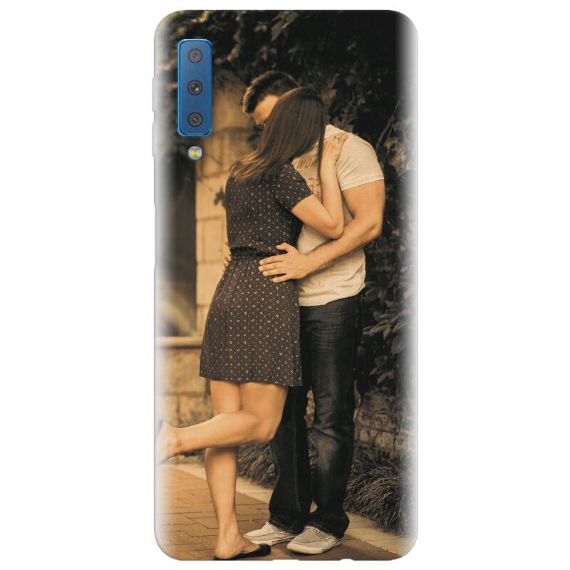 Husa silicon pentru Samsung Galaxy A7 2018, Couple Kiss