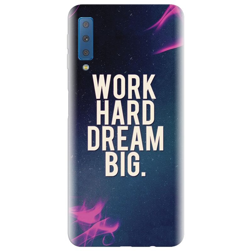 Husa silicon pentru Samsung Galaxy A7 2018, Dream Big