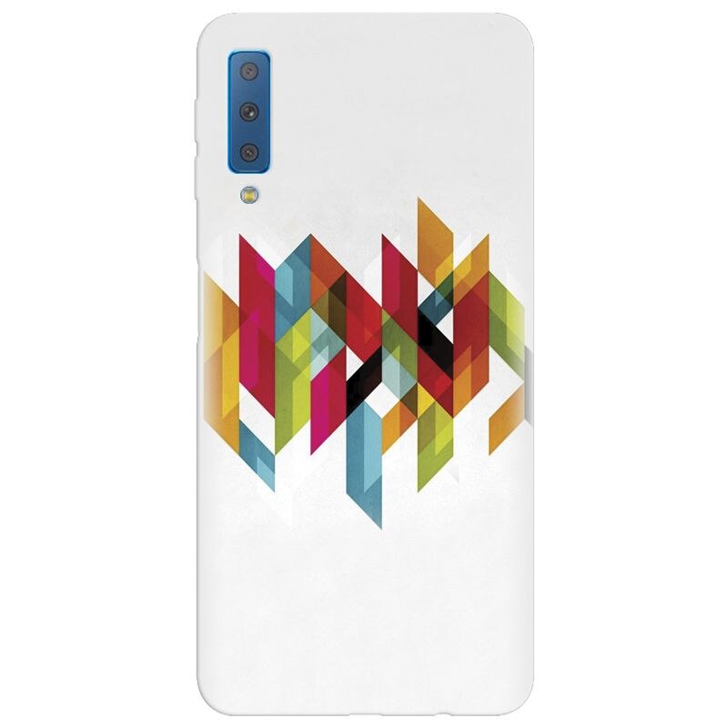 Husa silicon pentru Samsung Galaxy A7 2018, Geometric