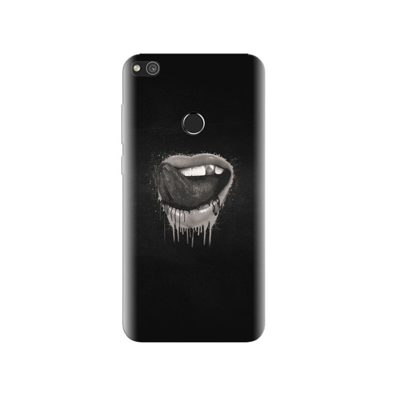 Husa Huawei P8 Lite 2017 Hot Lips With Black Background Hd Images