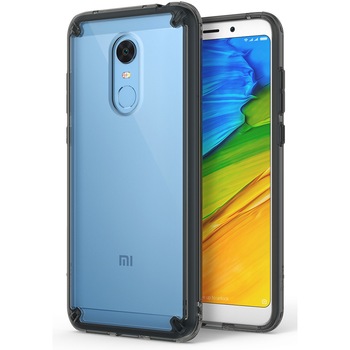 Husa Xiaomi Redmi Note 5 (5 Plus) Ringke Fusion Transparent/Fumuriu Husa Xiaomi Redmi Note 5 (5 Plus) Ringke Fusion Transparent/Fumuriu