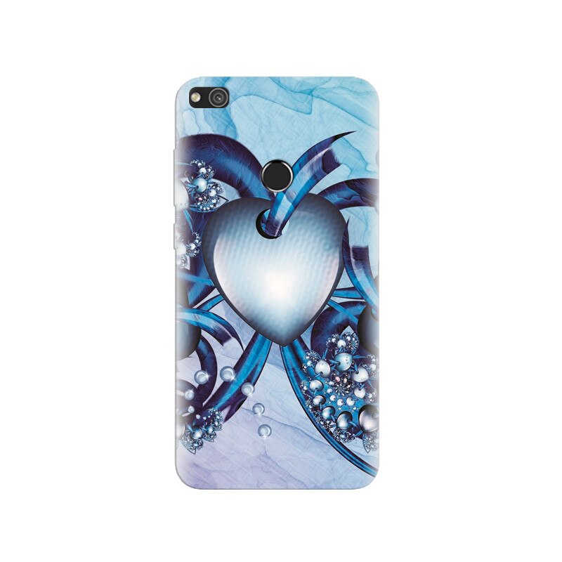 Husa Huawei P8 Lite 2017 Fractal Hearts Hd Pics
