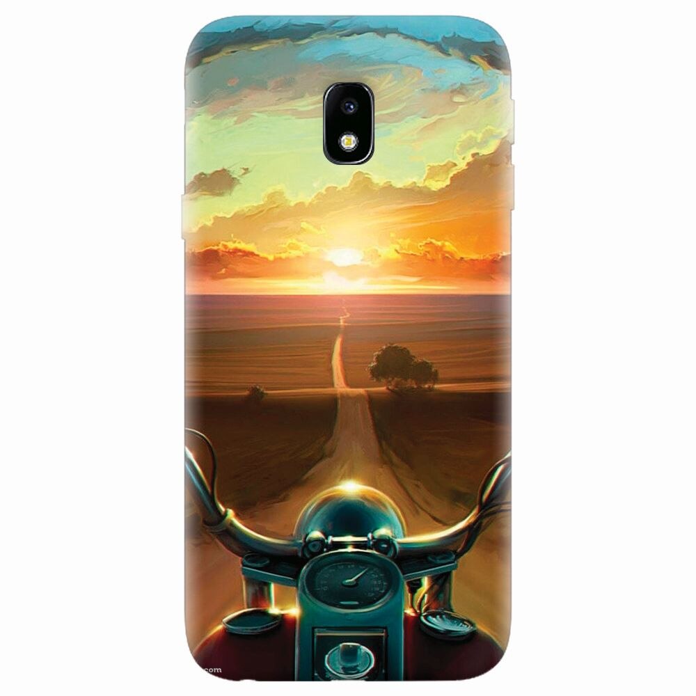 Husa silicon pentru Samsung Galaxy J7 2017, Country Road