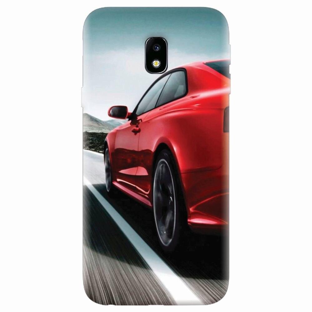 Husa silicon pentru Samsung Galaxy J7 2017, Car On Road