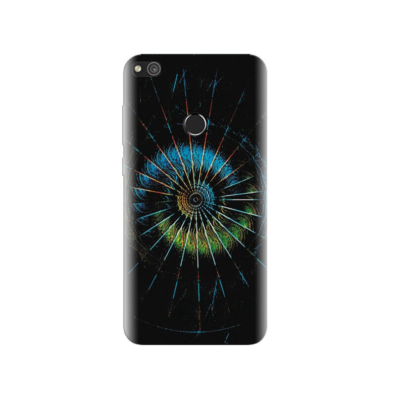 Husa Huawei P8 Lite 2017 Black Background Abstract