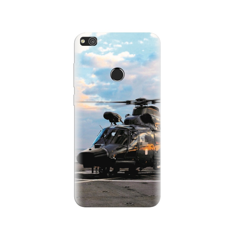 Husa Huawei P8 Lite 2017 Helicopter On Aircraft Carrier