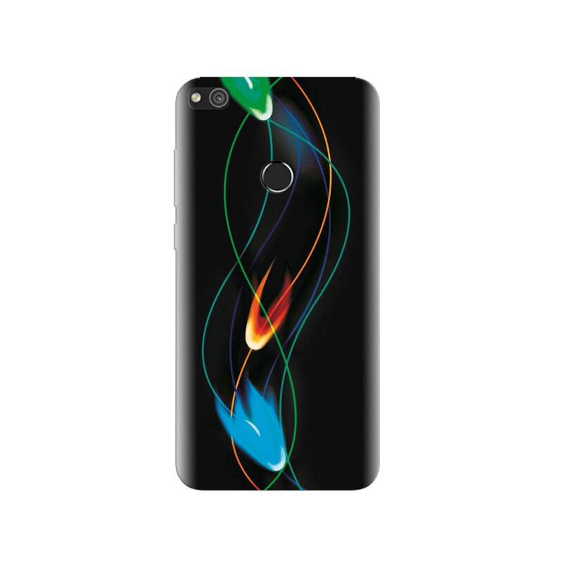 Husa Huawei P8 Lite 2017 Flame Neon Art Hqs