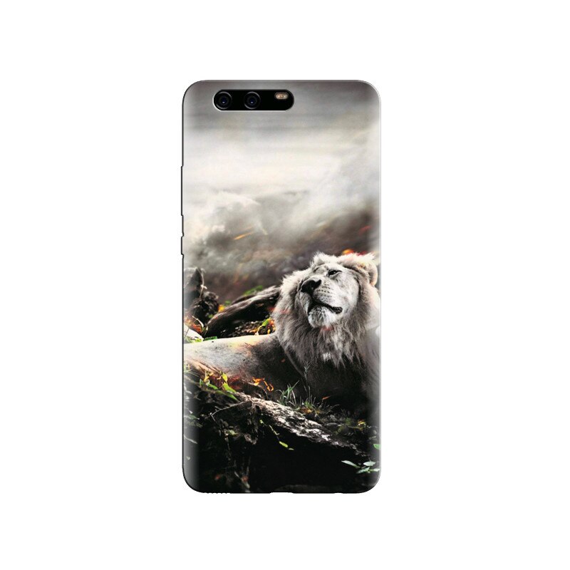 Husa Huawei P10 PLUS White Amzing Lion High Definition