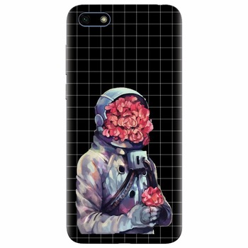 Husa silicon pentru Huawei Y5 Prime 2018, Astronaut Love Husa silicon pentru Huawei Y5 Prime 2018, Astronaut Love