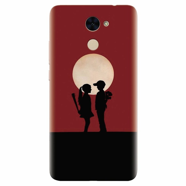 Силиконов кейс за Huawei Enjoy 7 Plus, Boy Girl Love Story