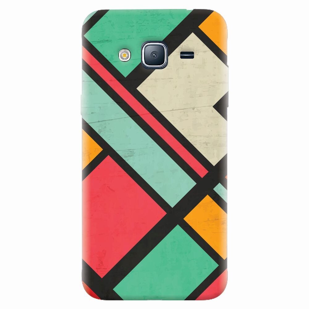 Husa silicon pentru Samsung Galaxy J7 2015, Retro Grunge