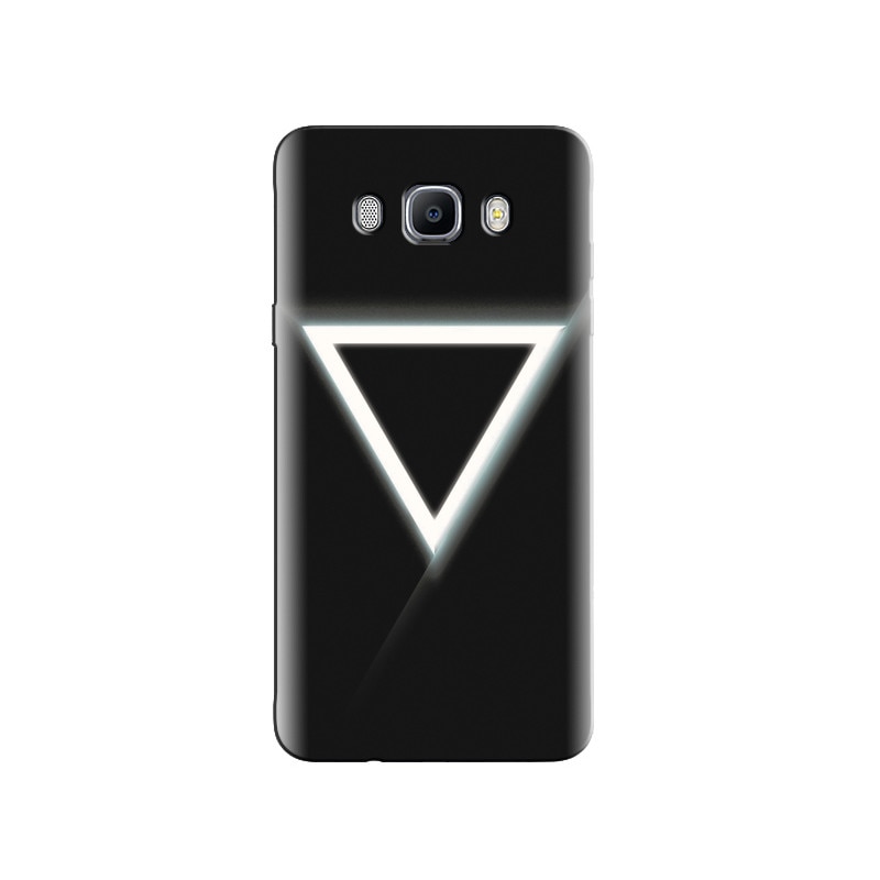 Husa Samsung J5 2016 White Triangle With Black Background