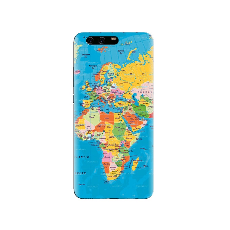 Husa Huawei P10 World Map