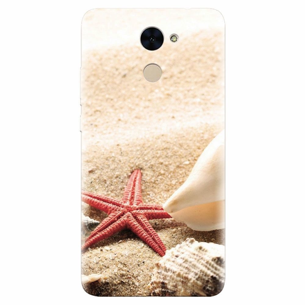Husa silicon pentru Huawei Y7 Prime 2017, Beach Shells And Starfish