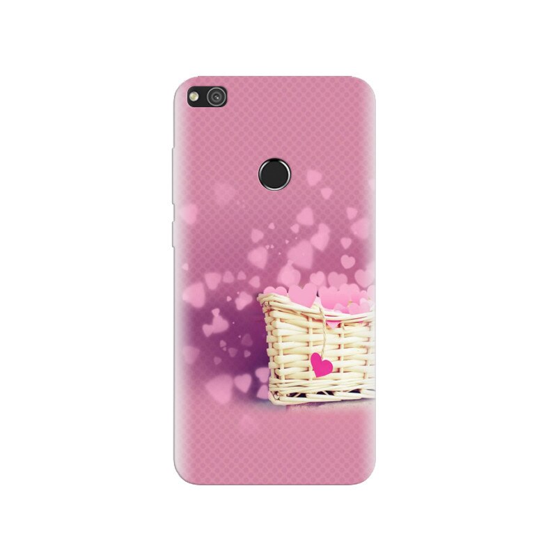 Husa Huawei P8 Lite 2017 Love Basket Pink Hearts