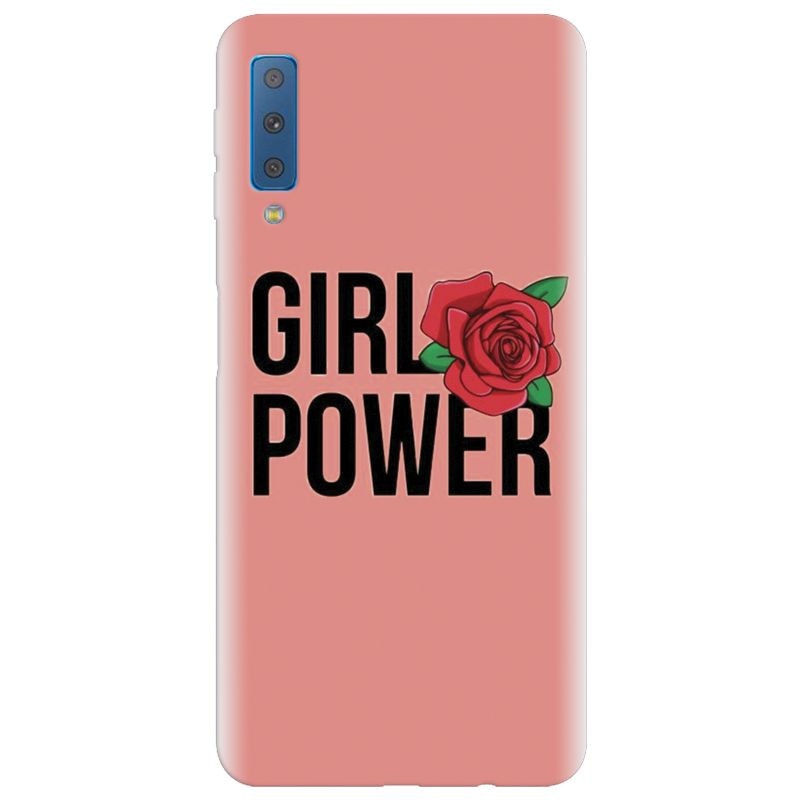 Husa silicon pentru Samsung Galaxy A7 2018, Girl Power 2