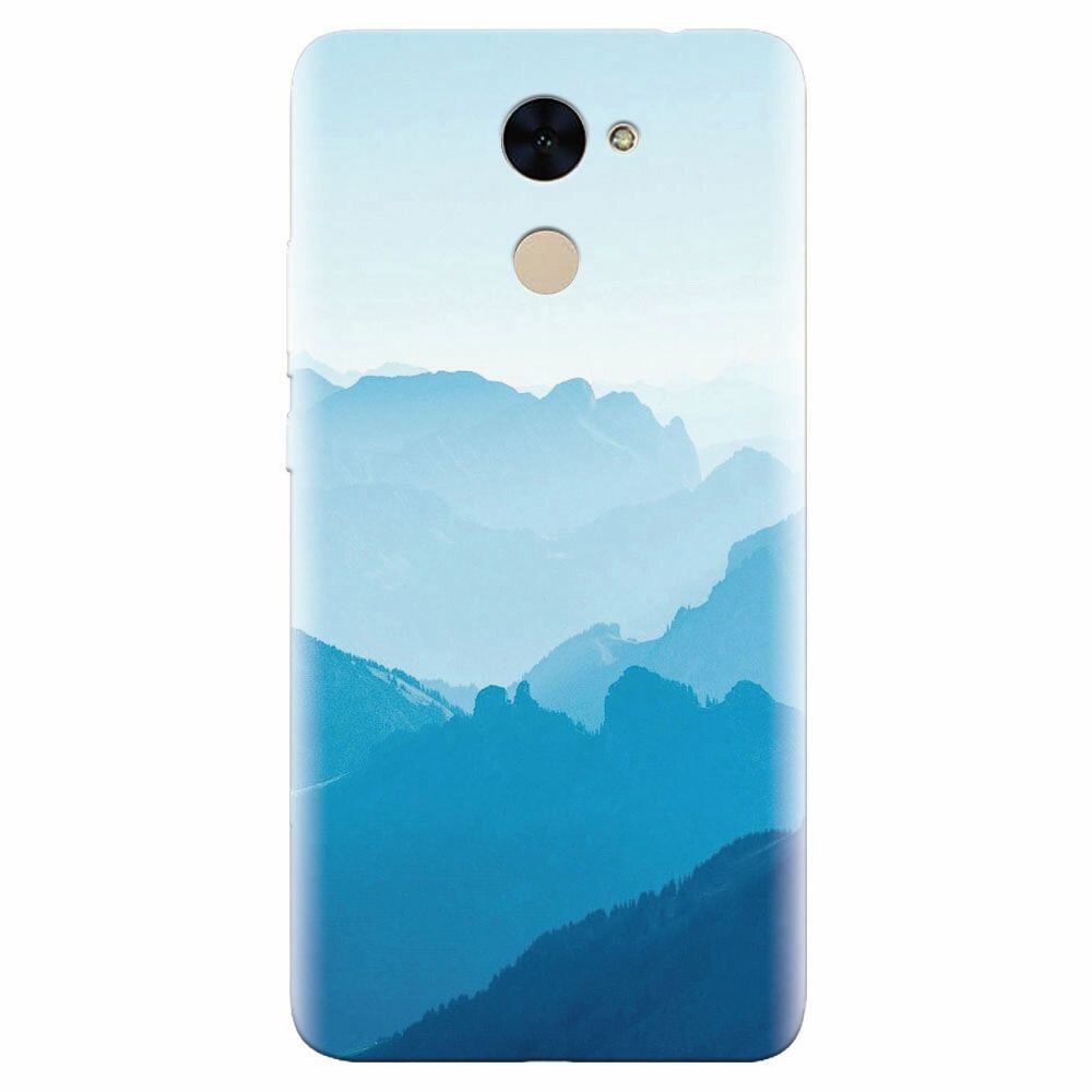 Husa silicon pentru Huawei Nova Lite Plus, Blue Mountain Crests