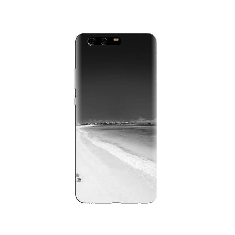 Husa Huawei P10 PLUS Black And White Infrared Beach Gloomy