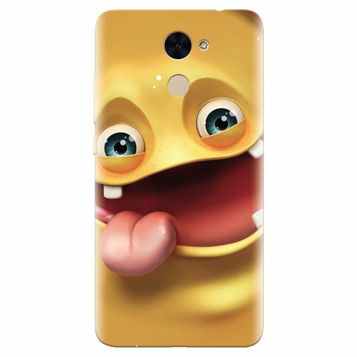 Силиконов кейс съвместим с Huawei Enjoy 7 Plus, Cute Monster
