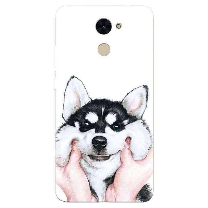 Husa silicon pentru Huawei Y7 Prime 2017, Cute Dog 1