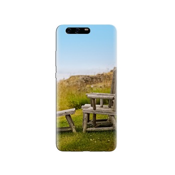 Husa Huawei P10 PLUS Wood Chairs Green Hillside Husa Huawei P10 PLUS Wood Chairs Green Hillside