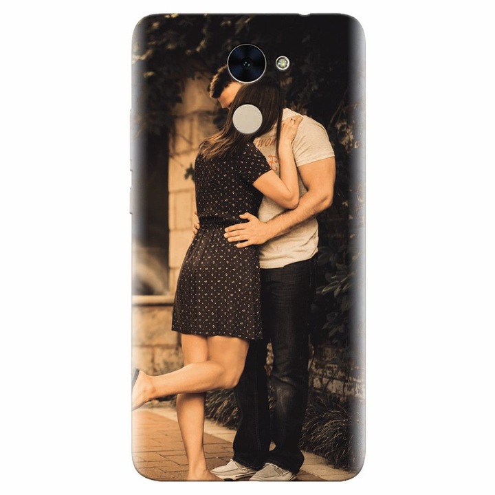 Силиконов кейс за Huawei Y7 Prime 2017, Couple Kiss