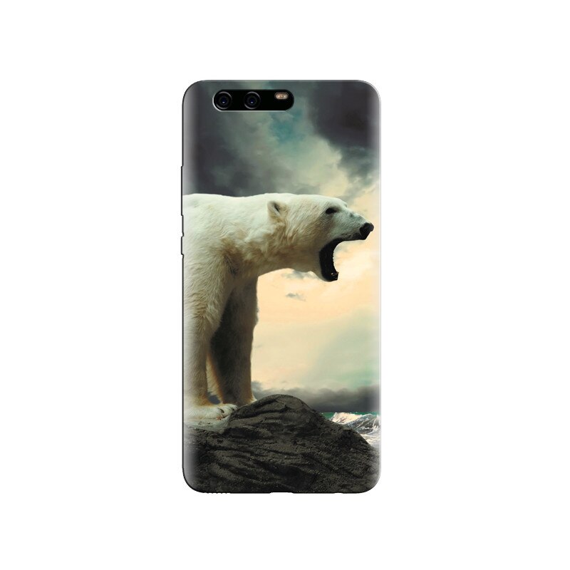 Husa Huawei P10 PLUS White Predator Bear