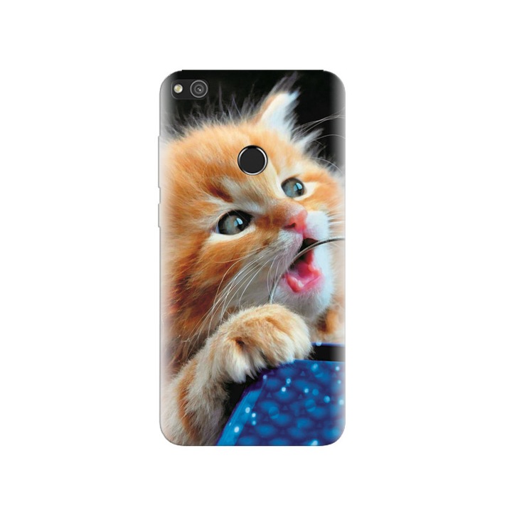 Калъф Huawei P8 Lite 2017 Сладка котка Животно уста Hqs 750 X 1334