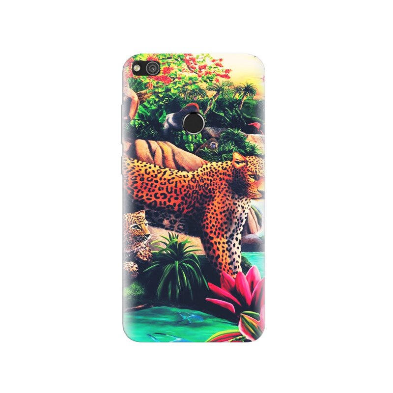 Husa Huawei P8 Lite 2017 Colorful Leopard Africa Nature