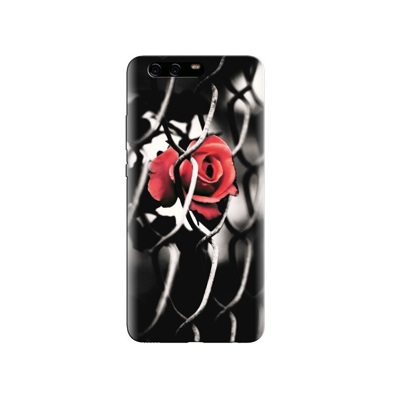 Husa Huawei P10 Black And White Rose Love Hd Pics