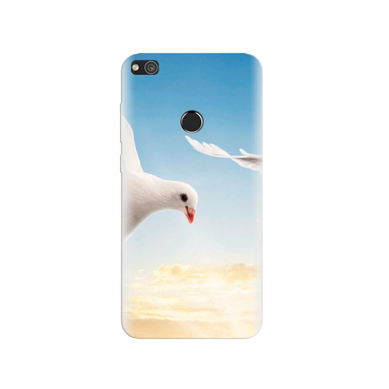 Husa Huawei P8 Lite 2017 Cute And Beautiful White Dove Fly High In Sky
