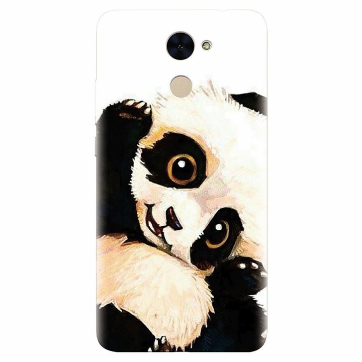 Силиконов кейс съвместим с Huawei Enjoy 7 Plus, Baby Panda 002
