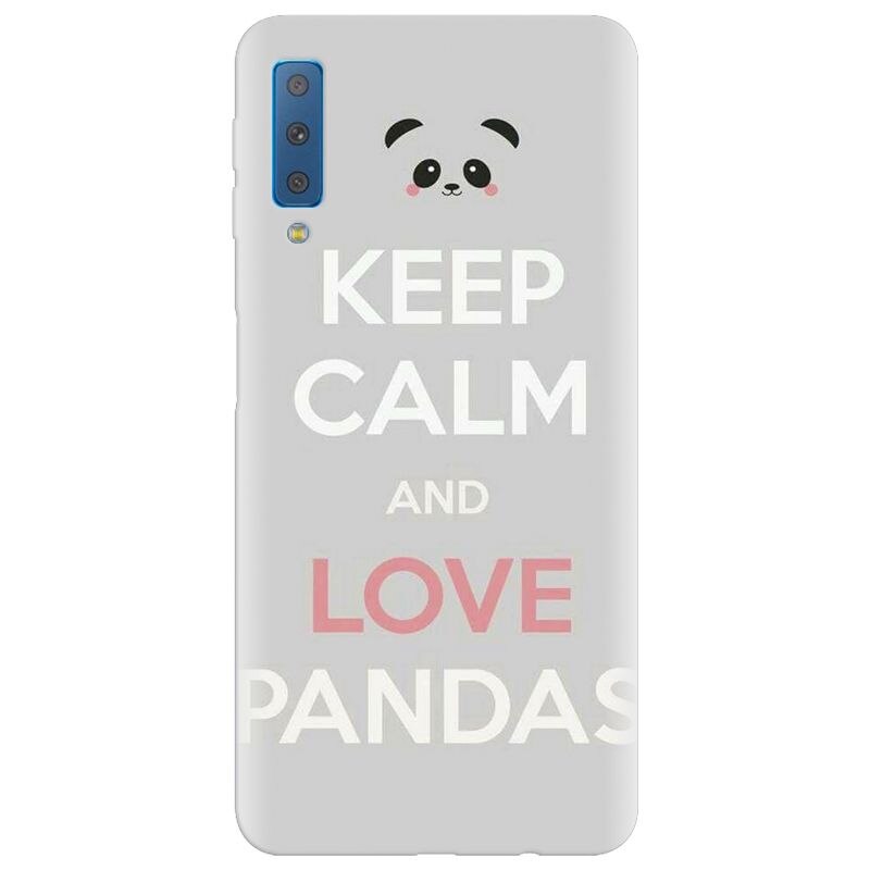 Husa silicon pentru Samsung Galaxy A7 2018, Panda Phone