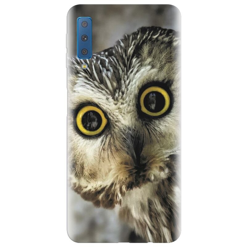 Husa silicon pentru Samsung Galaxy A7 2018, Owl