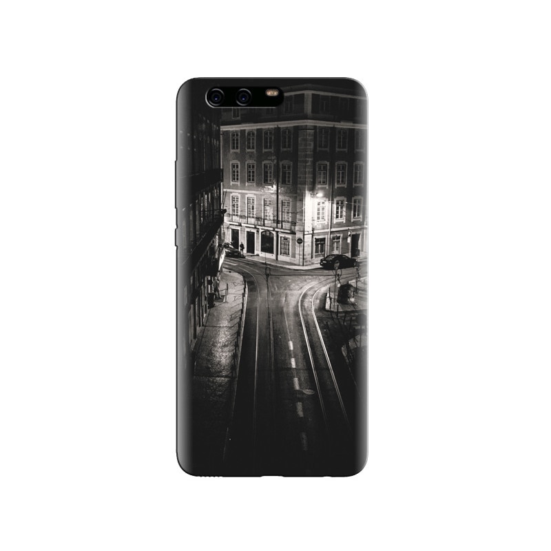Husa Huawei P10 PLUS Black And White City Lisboa Hq Images
