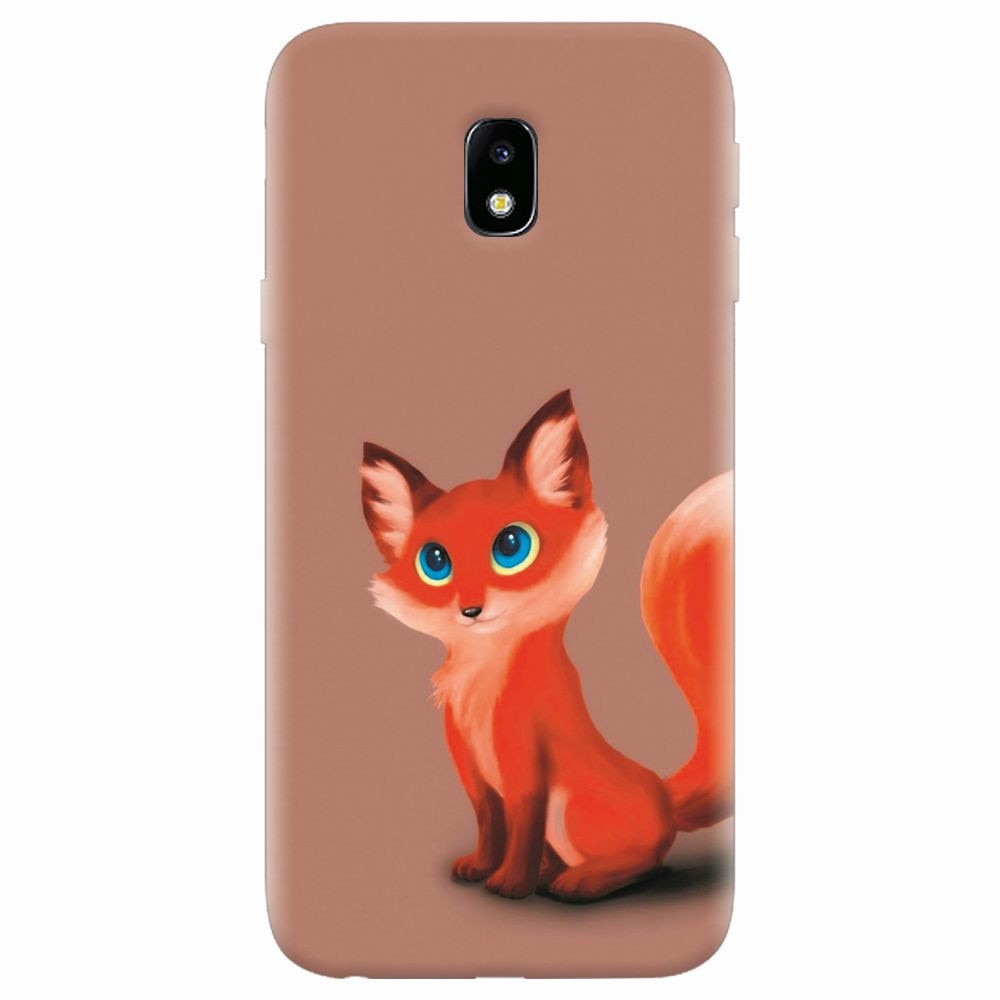 Husa silicon pentru Samsung Galaxy J7 2017, Fox Cartoon Animal And