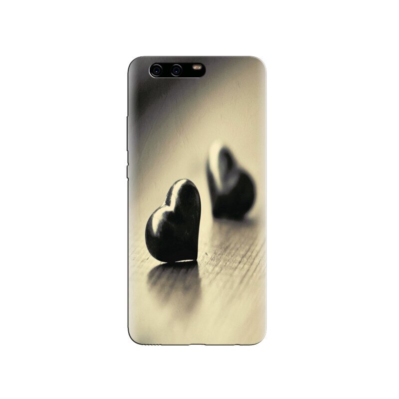Husa Huawei P10 Black And White Hearts