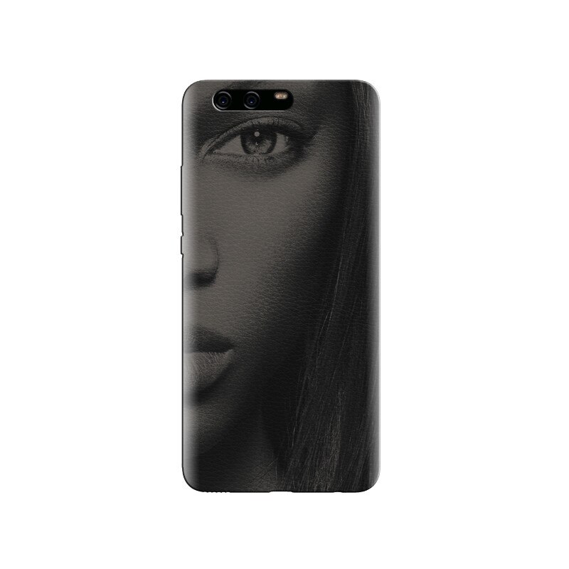 Husa Huawei P10 PLUS Black Beauty Girl Background