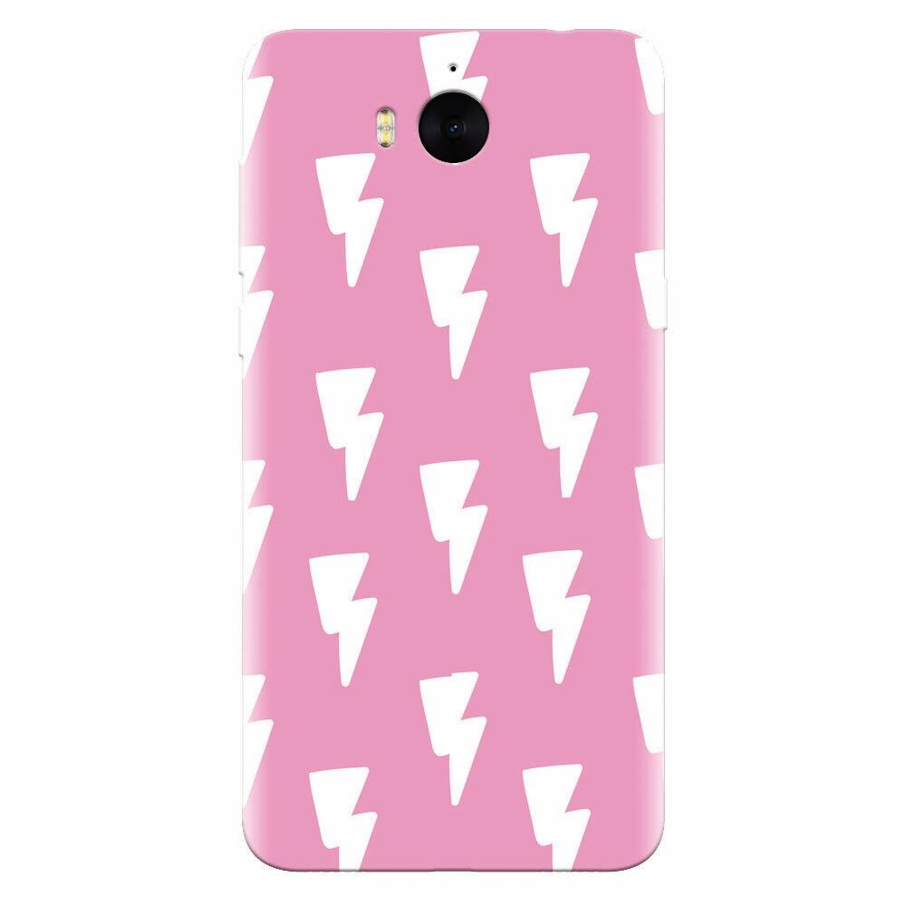 Husa silicon pentru Huawei Y6 2017, Electric Pink
