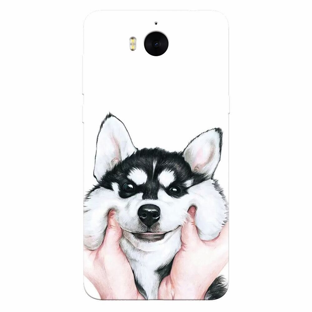 Husa silicon pentru Huawei Y5 2017, Cute Dog 1