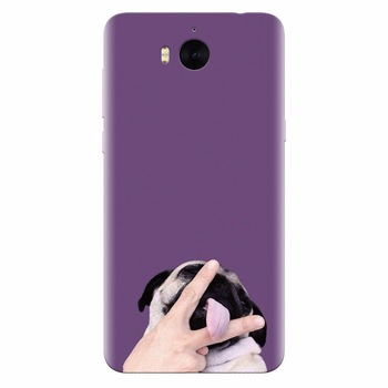 Husa silicon pentru Huawei Y5 2017, Cute Dog 2 Husa silicon pentru Huawei Y5 2017, Cute Dog 2