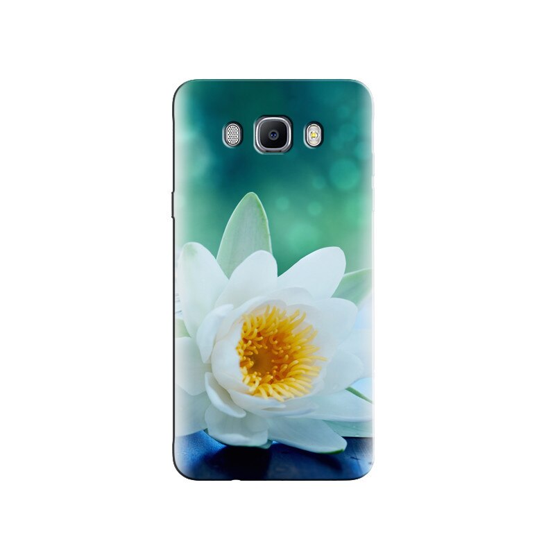 Husa Samsung J5 2016 White Lotus Flower