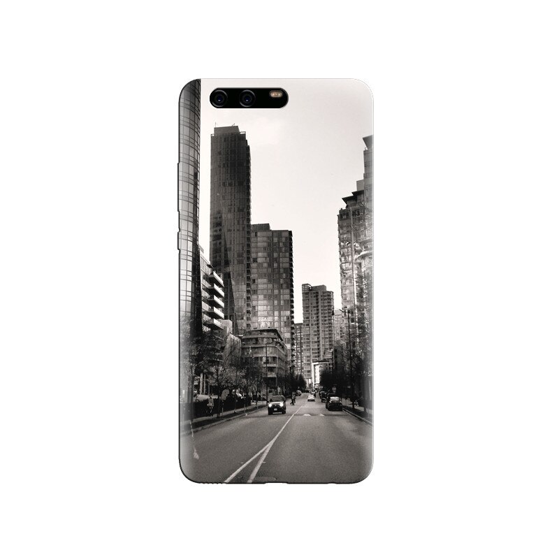 Husa Huawei P10 PLUS Black And White City Fantasticks Hq