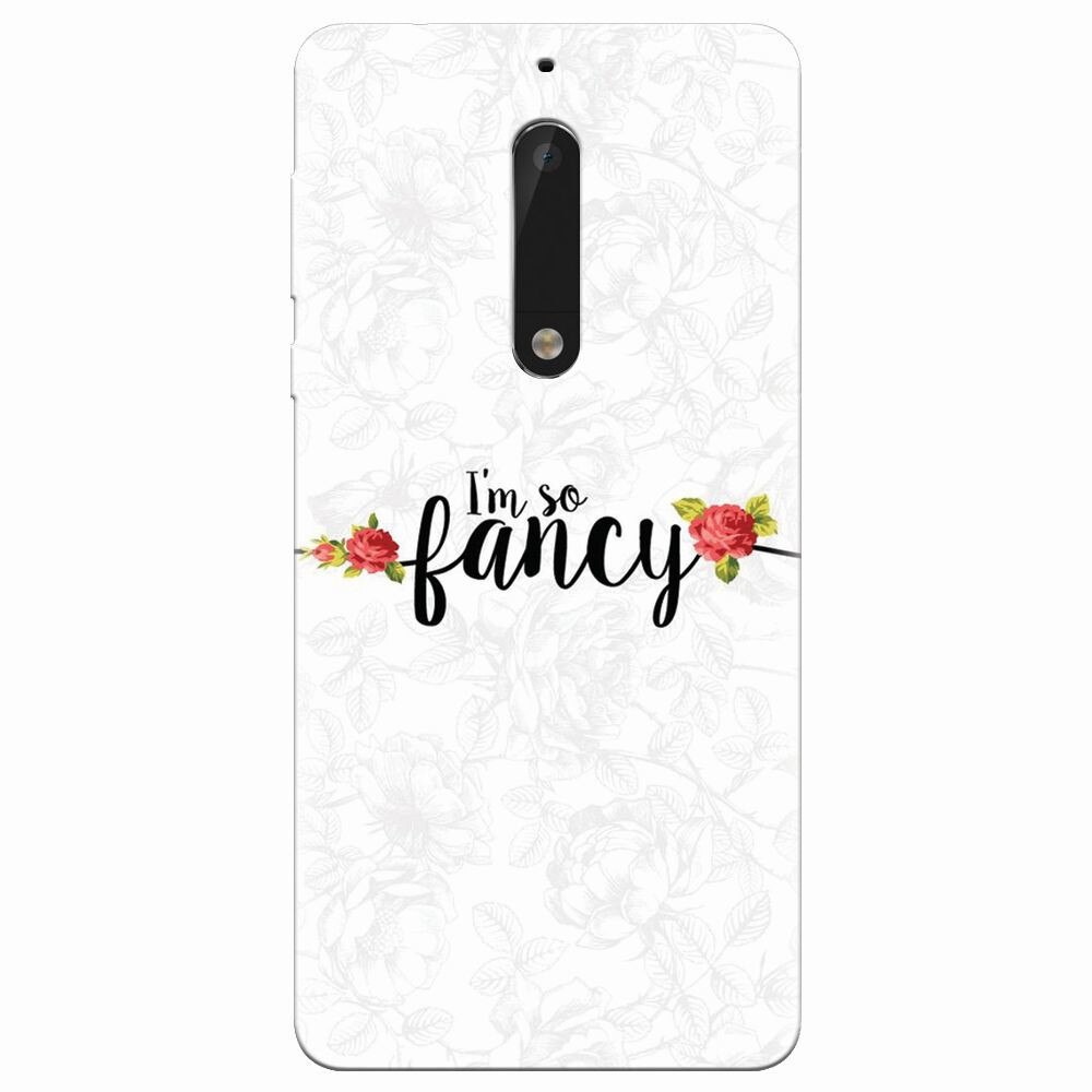 Husa silicon pentru Nokia 5, Im So Fancy Floral