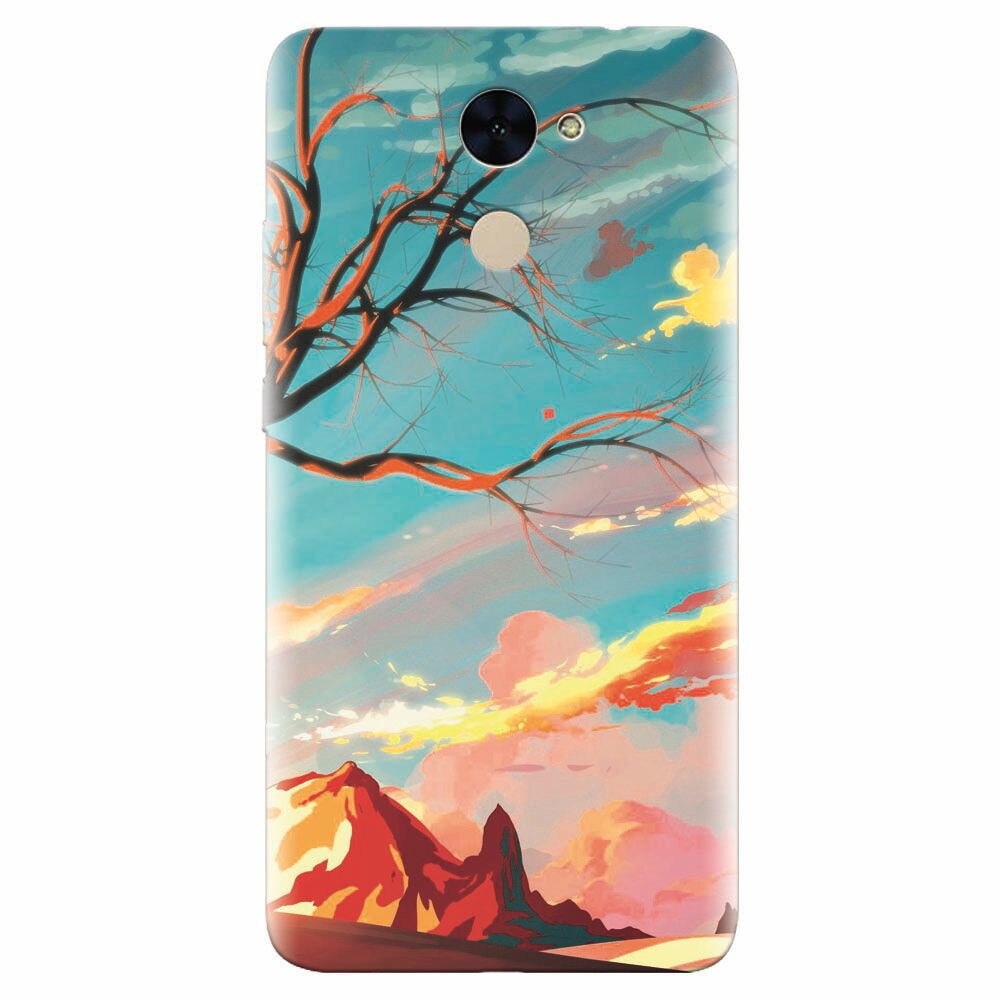 Husa silicon pentru Huawei Y7 Prime 2017, Artistic Landscape