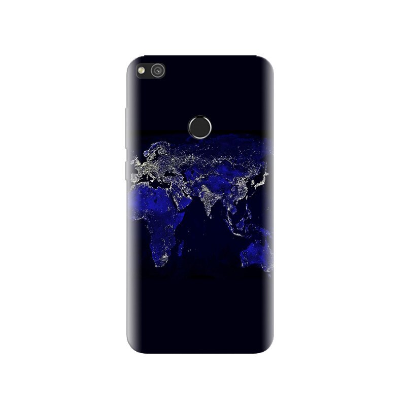 Husa Huawei P8 Lite 2017 Blue Earth Map