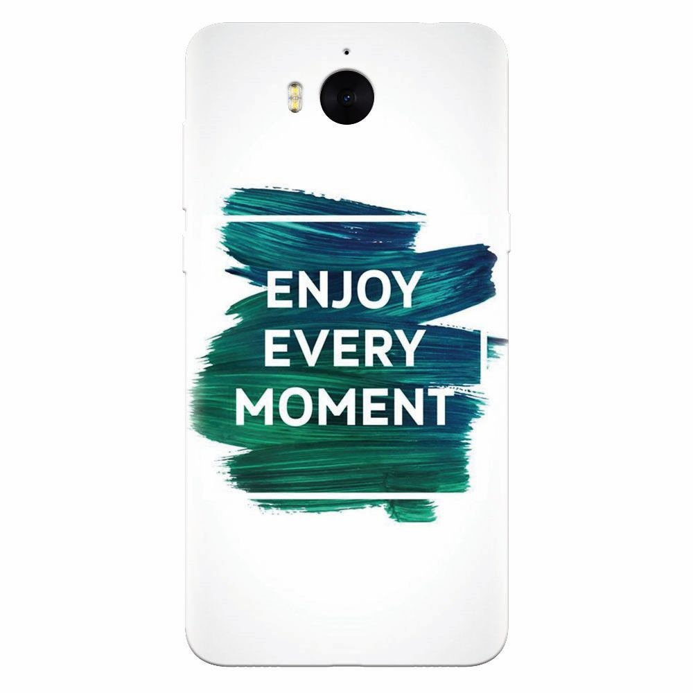 Husa silicon pentru Huawei Y6 2017, Enjoy Every Moment Motivational