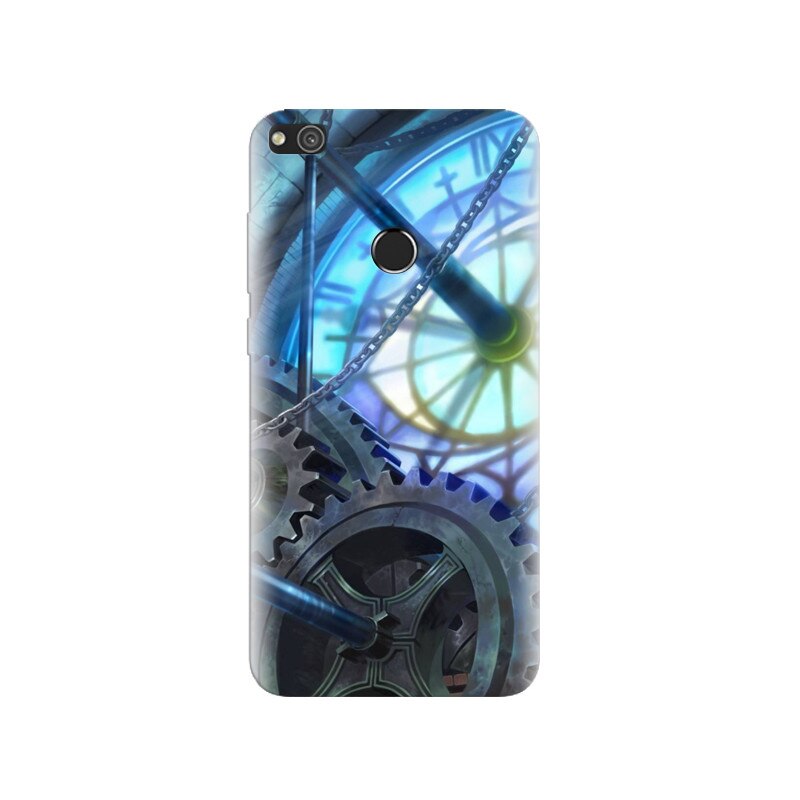 Husa Huawei P8 Lite 2017 Blue Steampunk Mechanics